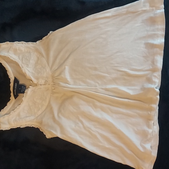 Girls white tank top - Picture 1 of 4
